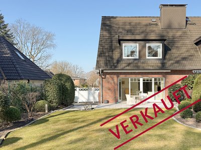 VERKAUFT: Lichtdurchflutet und top gepflegt: 5-Zi. Doppelhaushälfte mit Wohlfühlambiente u. Garten