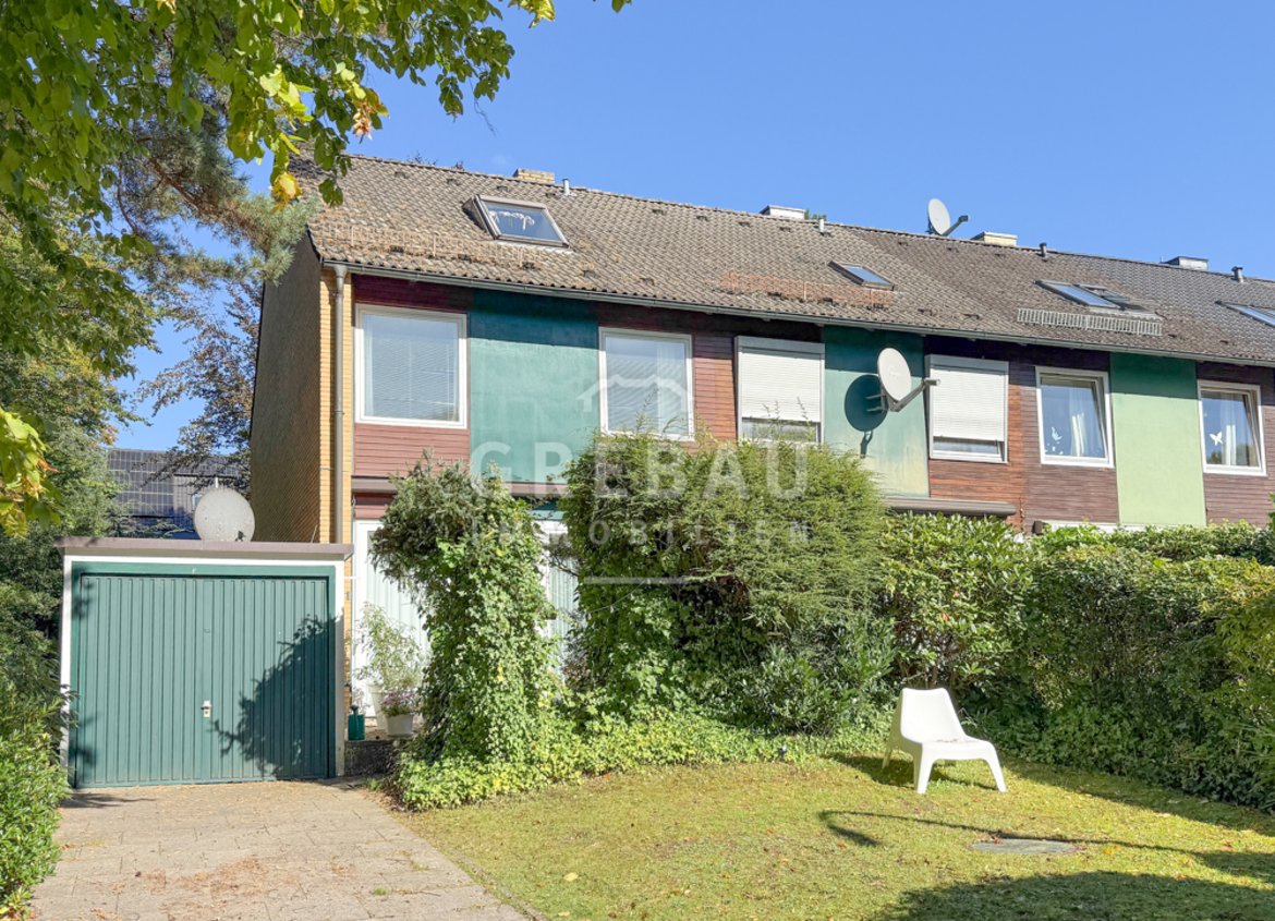 Familienfreundlich und zentral: 5- Zimmer-End-Reihenhaus mit Süd-Garten und Einzelgarage