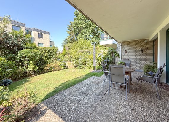 Zentrumsnah und gut geschnitten: 4-Zimmer-Erdgeschosswohnung mit Terrasse und TG-Stellplatz