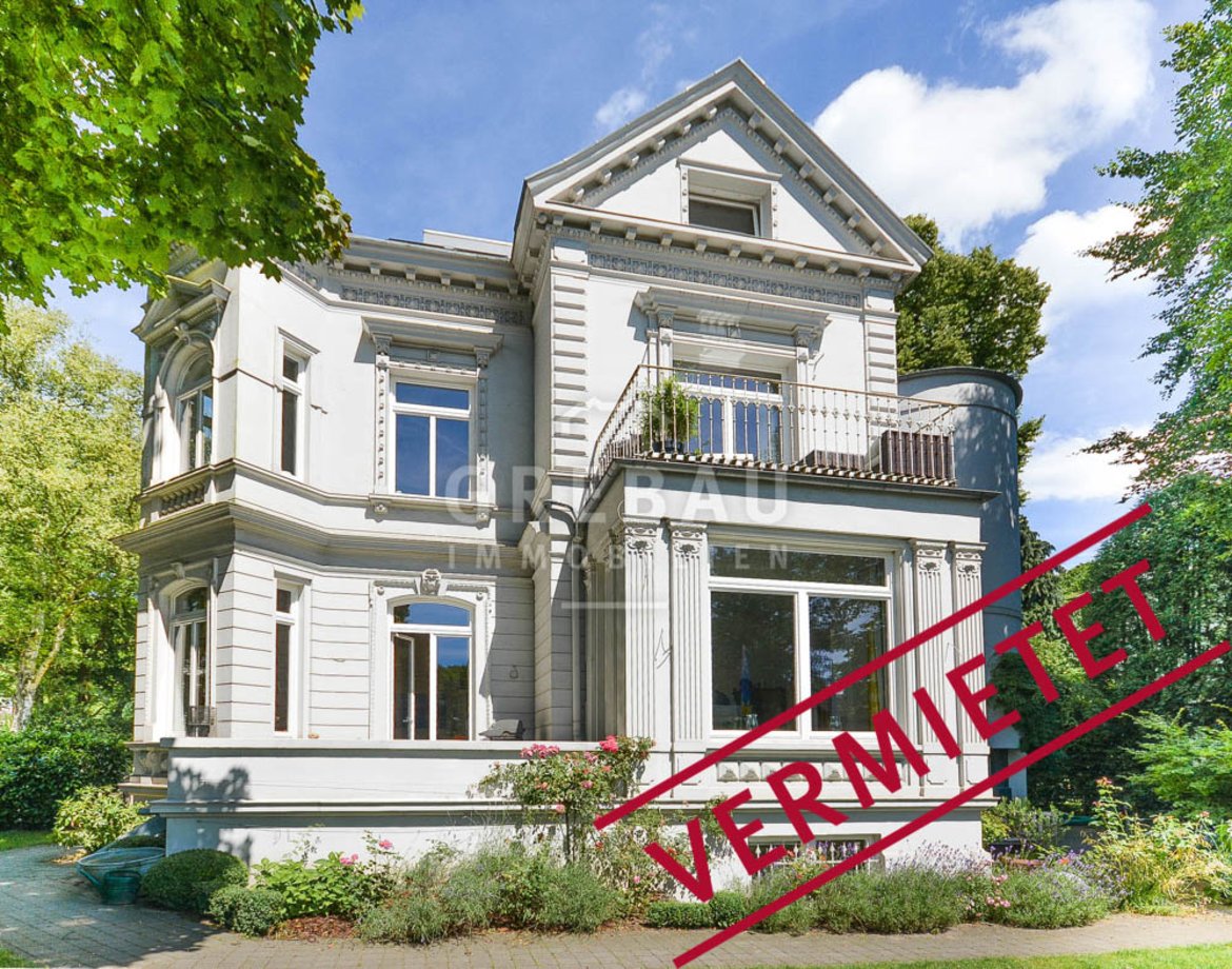 VERMIETET: Großzügige Erdgeschoss-Maisonette mit Terrasse, Garten und PKW-Stellplatz in Blankenese